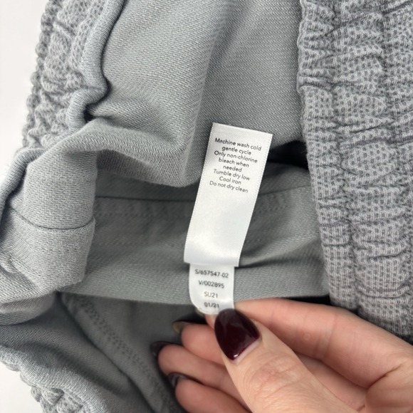 Athleta Farallon Printed Jogger Pants‎ Womens Size 6 Gray Pockets - Picture 8 of 11